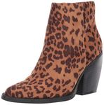 Madden Girl Women's Klicck Ankle Boot, Leopard Fabric, 5 UK