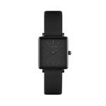 STIGOR Classic All Black Analog Watch in Genuine Leather - Limited Edition Premium Vintage-Inspired Watch for Women