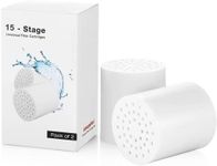 Pack of 2 12-Stage Replacement Shower Water Filter Cartridges with Vitamin C for Hard Water - Compatible with Universal Shower Heads and Handheld Shower - Removing Chlorine Heavy Metals Sulfur Odor