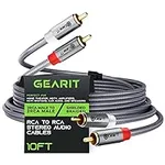 GearIT RCA Cable (10FT) 2RCA Male t