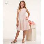 Simplicity New Look Patterns UN6360A Girls' Sized for Tweens Dress, A (8-10-12-14-16)