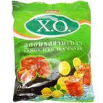 Lemon Iced Tea Candy Oval Shaped Net Wt 110 G (50 Pellets) X 4 Bags