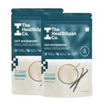 The Healthspan Co. | High Protein Slim Shake for Managing Weight | With Fiber & Probiotic | Gluten & Lactose Free | For Men & Women | No Added Sugar | 24 servings | 425gm X 2 | French Vanilla