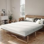 4'' Gel Memory Foam Full Size Sleeper Sofa Mattress for Couch, CertiPUR-US Certified, Removable Cover, Replace Pull Out Sofa Bed Mattress, Supportive Seat Pad for RV, Bed, Dorm (4'' for Full Size)