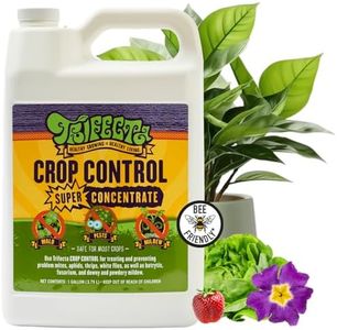 Trifecta Crop Control Super Concentrate All-in-One Natural Pesticide, Fungicide, Miticide, Insecticide, Help Defeat Spider Mites, Powdery Mildew, Botrytis, Mold, and More on Plants - Gallon