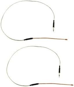 Musiclily Sensitive Saddle Bridge Soft Piezo Cable Pickup for Acoustic Guitar Replacement(Pack of 2)