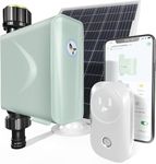 LetPot Smart WiFi Water Timer for Garden Hose Faucet, [Solar-Powered 365Days Uninterrupted Power] Sprinkler Timer Outdoor Programmable