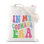 Godmama Appreciation Tote Bag Godmother Proposal Shoulder Bag Baptism Christ Gift Mother Day Gift From Goddaughter Godson (CA-GodmamaEraToteS)