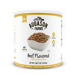 Augason Farms Beef Flavored Vegetarian Meat Substitute 2 Lbs 5 OZ No. 10 Can