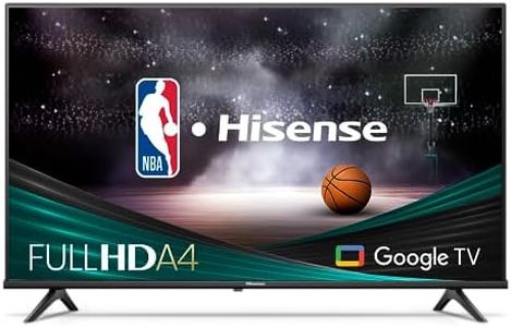 Hisense 40-Inch Class A4 Series FHD 1080p Google Smart TV (40A4K) - DTS Virtual: X, Game & Sports Modes, Chromecast Built-in, Alexa Compatibility, Black