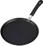 Cook N Home 10.25-Inch Nonstick Heavy Gauge Crepe Pancake Pan Griddle, 26cm, Black