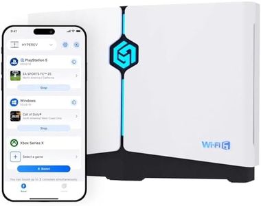 HYPEREV Gaming Router for Console, Gaming Booster, Smart Gaming Router for PS5/PS4/Xbox Series X|S/Xbox One/Nintendo Switch/Steam Deck/Oculus Quest 2/Pico 4 PRO/Pico Neo3 - Wifi 6