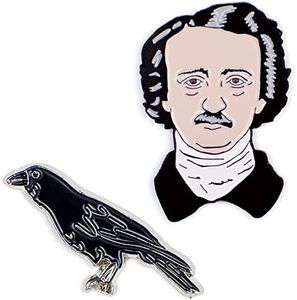 Unemployed Philosophers Guild 14972 Edgar Allan Poe Pins
