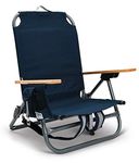 Sport-Brella Backpack Chair, Aluminum, Navy, One Size