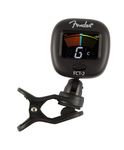 Fender FT-2 Pro Clip on Tuner with Colored Screen for Acoustic Guitar, Electric Guitar, Bass, Mandolin, Violin, Ukulele, Viola, Cello, Mandola, and Banjo