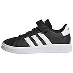 adidas Unisex Kids Grand Court Trainers, Core Black/Ftwr White/Core Black, 4 UK