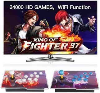 FVBADE[24000 Games in 1] W88 pro Pandora Box Arcade Game Console WiFi Function to Add Games Compatible PC & Projector & TV ,3D Games 4 Player Category Favorite List Save/Search/Hide/Pause/Delete Games