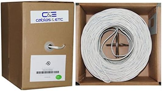 C&E CNE63645 500-Feet 16AWG 4 Conductor Solid Copper Oxygen-Free Speaker Wire Cable
