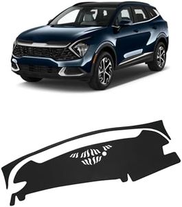 FIILINES Dash Cover Compatible with Kia Sportage 2023 2024(NQ5) Dashboard Cover Mat for Sportage Accessories Mesh Dash Mat Non-Slip No Glare
