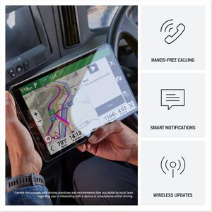 Garmin dēzl LGV1020 Truck GPS Sat Nav 10" Display – EU Maps, Voice Control, Live Traffic