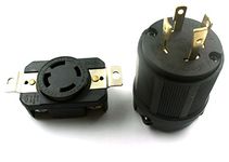 XA GENERATOR RV AC PLUG & SOCKET L14-30 30 AMP 120V 220V MALE & FEMALE RECEPTACLE