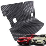 7DEEKEI Cargo Liners Compatible for 2014-2020 Acura MDX Trunk Mat and Rear Backrest Mat All Weather Anti-Slip