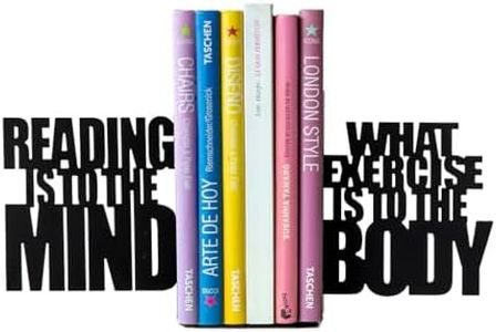 Balvi - Exercise Your Mind sujetalibros de Metal. Conjunto de Dos Piezas.