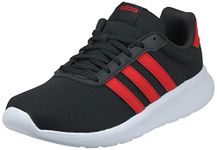 adidas Men's Lite Racer 3.0 Running Shoe, Core Black Better Scarlet Ftwr White, 7 UK