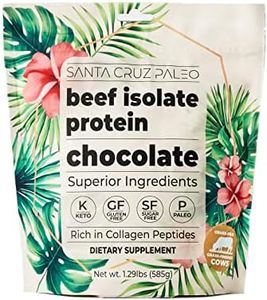 Beef Isolate Protein by Santa Cruz Paleo (Chocolate), (Pack of 1)