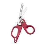 LEATHERMAN, Raptor Response Emergency Shears with Ring Cutter and Oxygen Tank Wrench, Made in The USA, Crimson