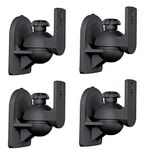 myl -SB-28 Speaker Wall Mounting Bracket -Black (Max 7.5LBS) (4 Mounts)