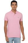 American Eagle Outfitters Slim Flex Polo Shirt Pink