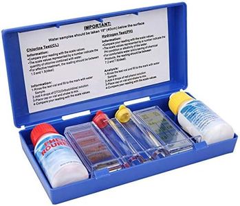 LuckEcho 2-Way Pool Water Quality Testing Kit, Standard Dual Test Kit Chlorine & PH with Carry Case for Swimming Pool, Drinking Water and Spa.