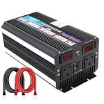 LVYUAN 3000W /6000W Modified Sine Wave Power Inverter DC 24V to 230V 240V AC 5V USB Port with Wireless Remote