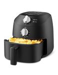 Midea Air Fryer, 1150 Watt, 2 L, Temperature Control, Timer, Indicator Light, BPA-Free, Black