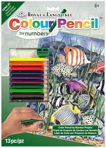 Royal and Langnickel Colour by Number Pencil, Tropical Fish