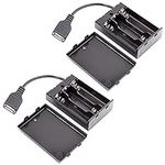 (Pack of 2) 3 AA Battery Holder, 3 