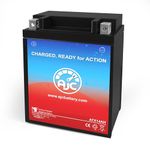 Chrome Battery 14AH-BS Powersports Replacement Battery - This is an AJC Brand Replacement