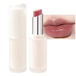 Moisturizing Lipstick Tinted Lip Balm, Long-Lasting Anti-Dryness Hydarting Lip Stick, Lighten Lip Lines Soft Touch Non-Sticky High Pigmented Lip Balm (01 Nude)