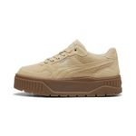 PUMA Women's Karmen Ii Idol Sneaker, Suede-toasted Almond-toasted Almond, 5 UK