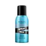 Redken Spray Wax Infused with Vitamin E and Glycerin, 150 ml | Lightweight Fine Mist for Medium Control and Satin Matte Finish | Vegan Formula | for All Hair Types | for Women & Men