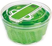 Zyliss Swift Dry Salad Spinner, 3.5L, Plastic, Green, Unique AquaVent™/One-Handed Fast Pump Action/Quick Brake/Non-Slip Base/Easy Cleaning