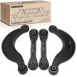 A-Premium 4Pcs Rear Suspension Kit, Upper Control Arm Trailing Arm Compatible with Ford Focus 2000-2018, C-Max 2013-2018 & Mazda 3 2004-2013, 5 & Volvo C70, C30, S40, V50