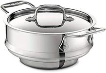 All-Clad 59915 Stainless Steel All-Purpose Steamer with Lid Cookware, Silver