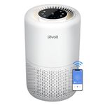 LEVOIT Smart WiFi Air Purifier for Home, Alexa Enabled H13 True HEPA Filter for Allergies, Pets, Smokers, Smoke, Dust, Pollen, 24dB Quiet Air Cleaner for Bedroom with Display Off Design, Core 200S