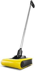 Kärcher - KB 5 Electric Floor Sweeper Broom - Multi-Surface - Lightweight and Cordless - Ideal for Fur, Hair, Dirt, & Debris - 8.25" Cleaning Width,Yellow