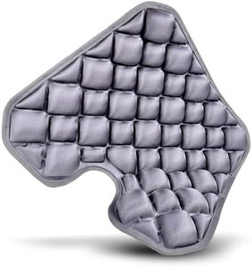 Potelane Inflatable Seat Cushion for Long Flights, Travel Airplane Seat Cushion with High-Low Air Cell Structure, Lightweight Pressure Relief for Office, Car & Wheelchair Sitting 42x40cm