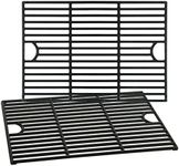 Grill Grates for Nexgrill 4 Burner 720-0830H 720-0830D 720-0670A 720-0783C 720-0783E 720-0958A, 17" Cast Iron Replacement Parts for 5 Burner 720-0888N Charbroil 463241113 463446015, Kenmore Gas Grill