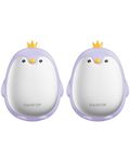 Gaiatop Hand Warmers Rechargeable, 2 Pack 3 Settings Portable Electric Hand Warmer Reusable Pocket Hot Hands Heater, Cute Penguin Shape Gifts for Women Men Camping Hunting Golf