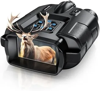Diyimin 4K Night Vision Binoculars–8X Zoom/2000FT IR/5000mAh, 3'' HD Screen Night Vision Goggles for Adults mit 64GB TF Card, IP65 Waterproof & Light for Camping & Security